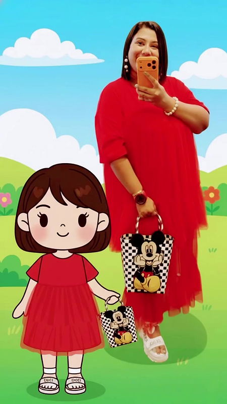 busty desi aunty in red xmas bra 22