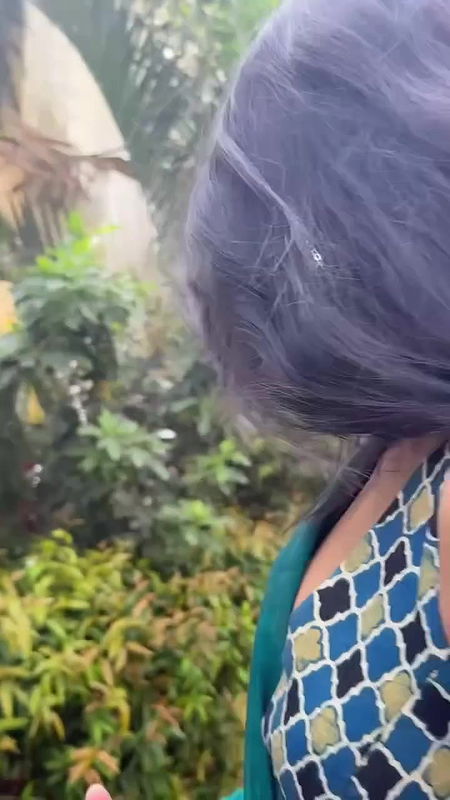 Sanchi Rai sexy saree slip open boobs hip show 22