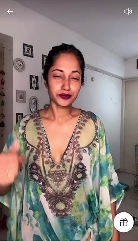 Hot Princess Sanam Tango Group Showing Boobs in See through 3 Clips With Face 23