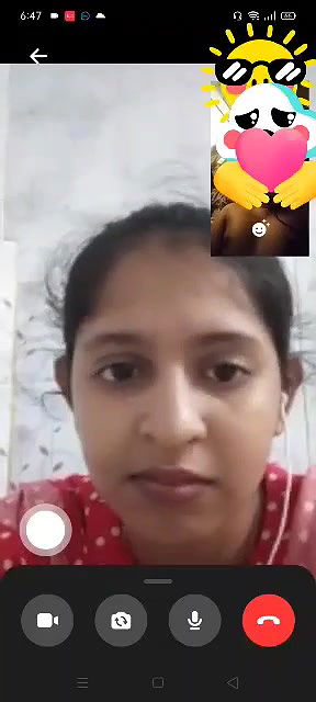 Indian cute girl showing her boobs on video call 22