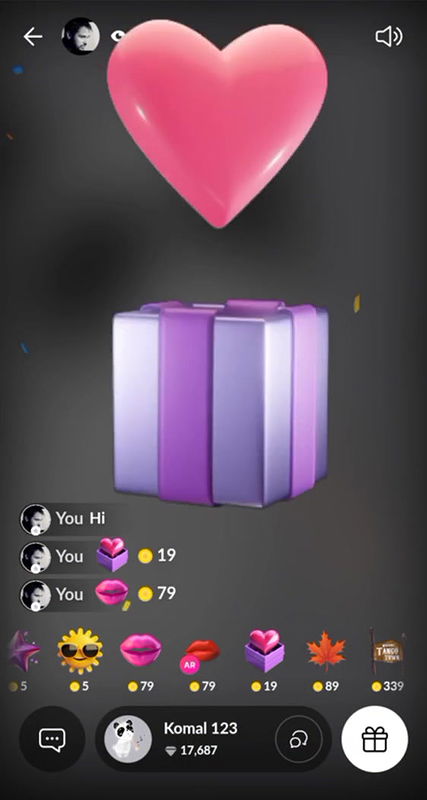 Horny Mature MILF Komal123 Live Show Masturbating Tango Live 22