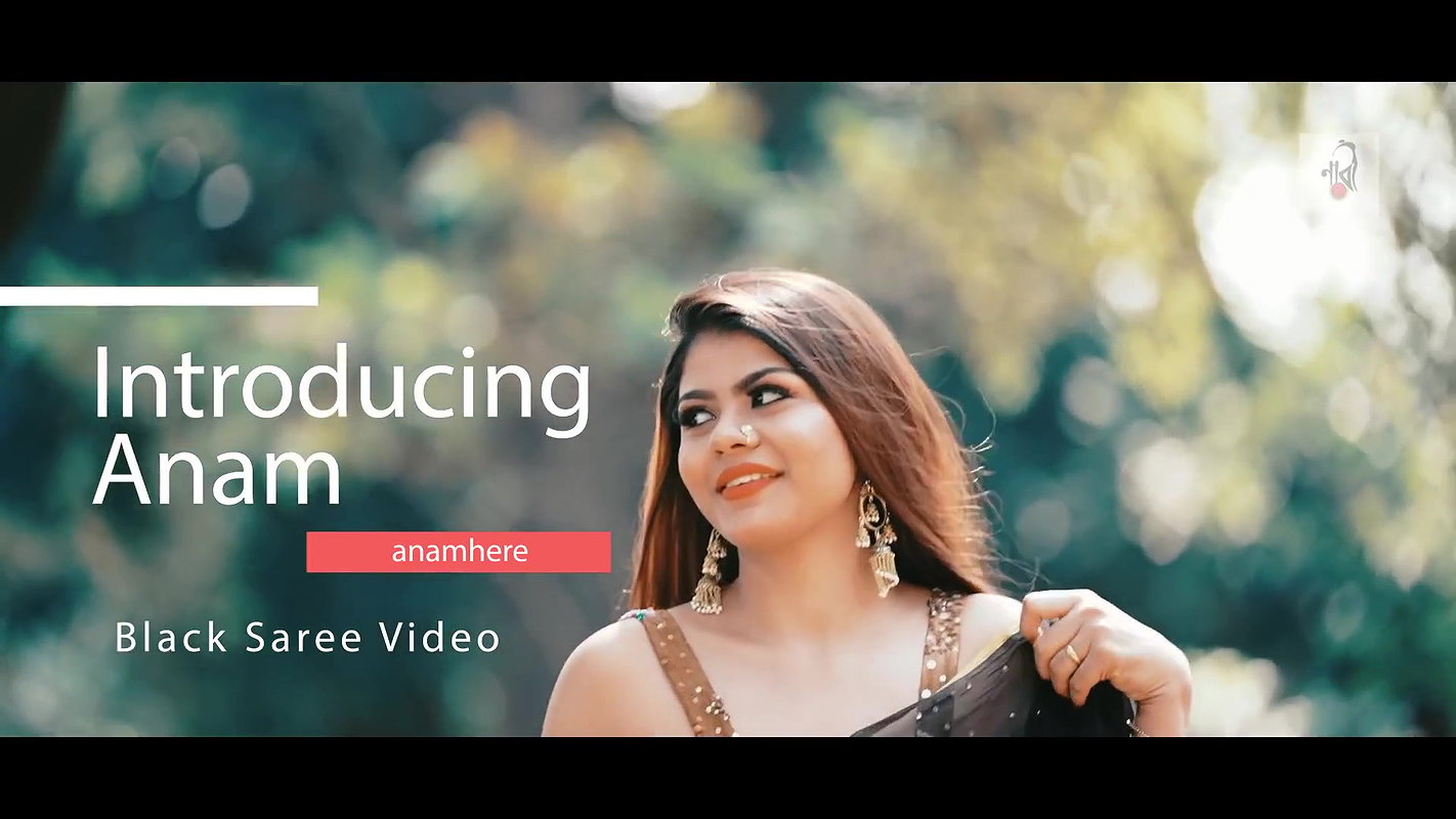 Introducing Anam  Black Saree Fashion Video  NAARI  Full HD  2021