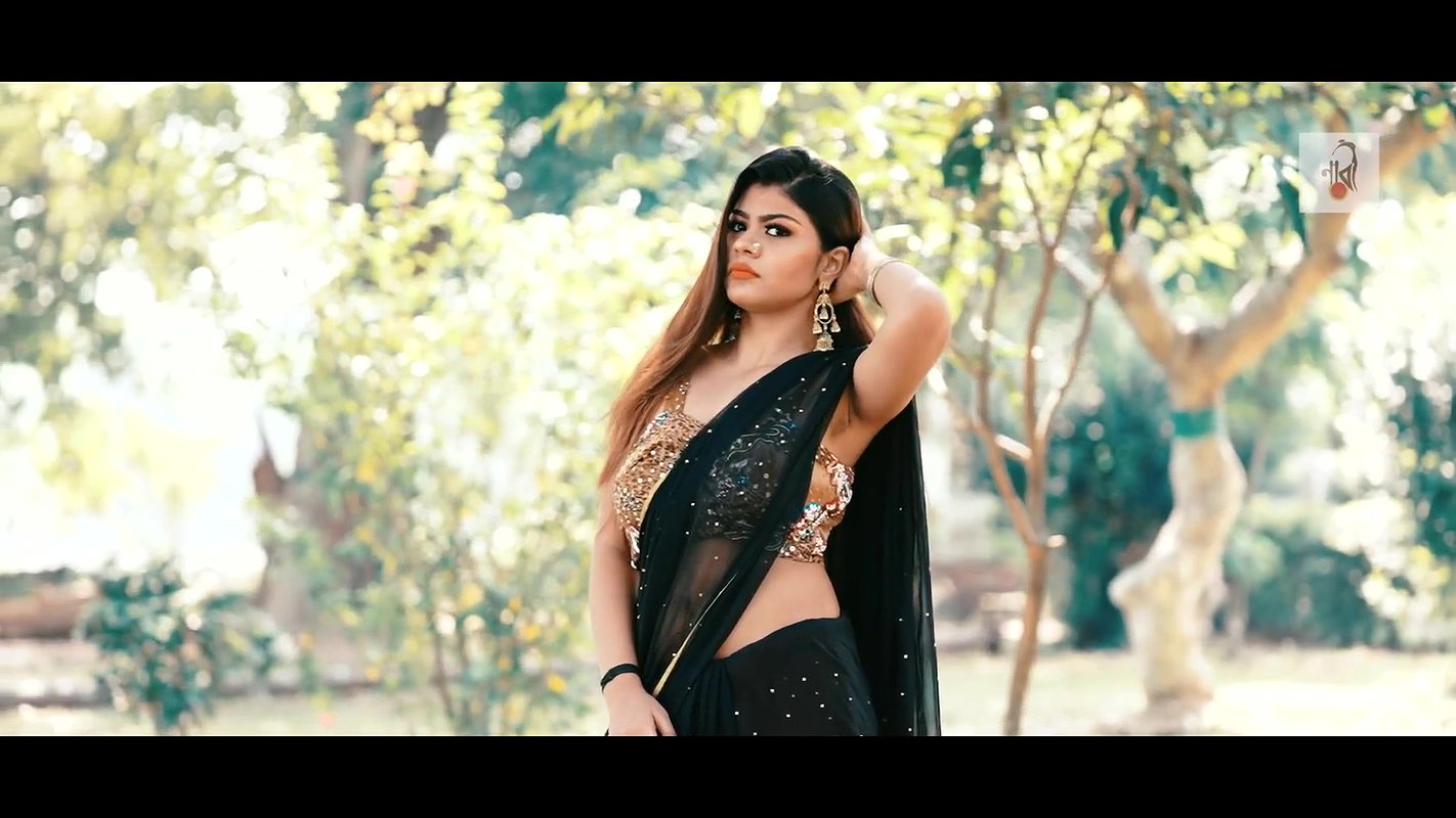 Introducing Anam  Black Saree Fashion Video  NAARI  Full HD  2021