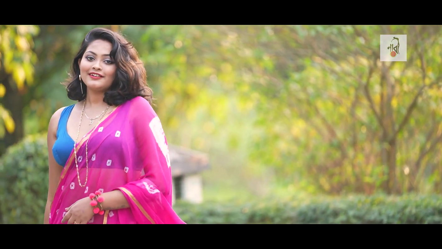 Introducing Kusumita  Debut Episode  Pink Color Saree Fashion