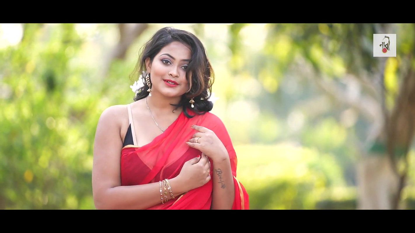 Kusumita   Beautiful Red Color Saree Fashion Tutorial  NAARI