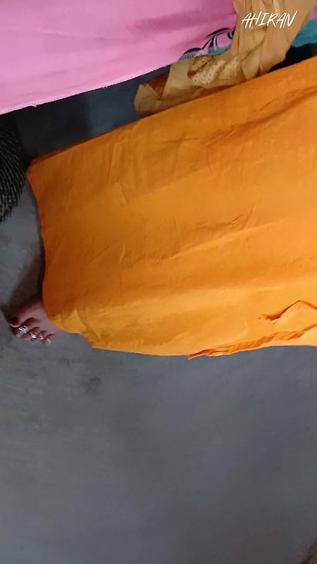 Asian Indian Girl Review and Foreplay with Her Boobs