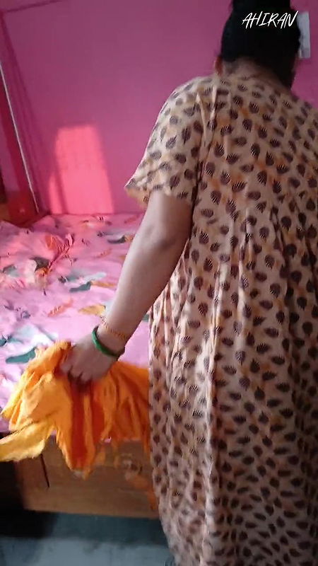 Asian Indian Girl Review and Foreplay with Her Boobs