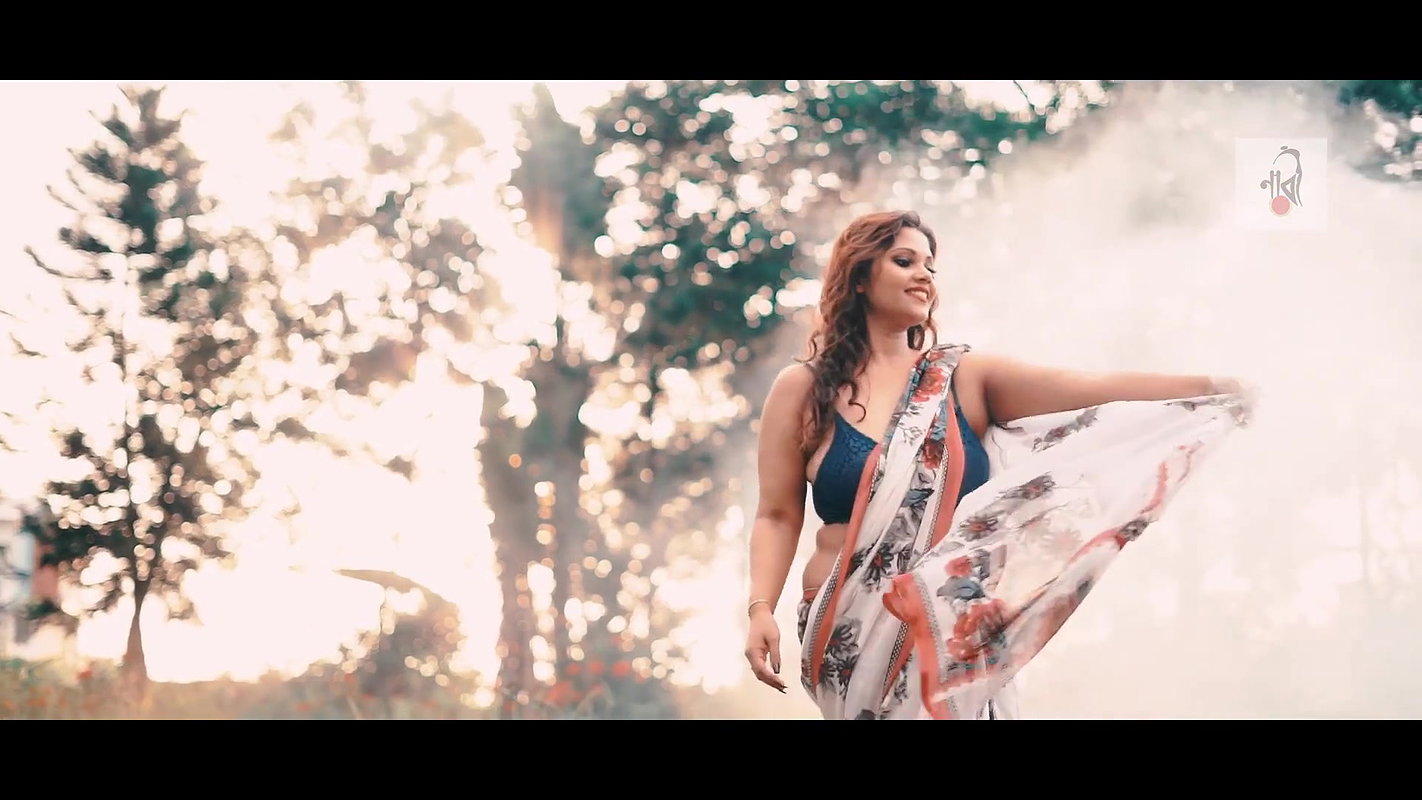 Rai  Expression Video  White Print Saree Full HD  2021_1080p