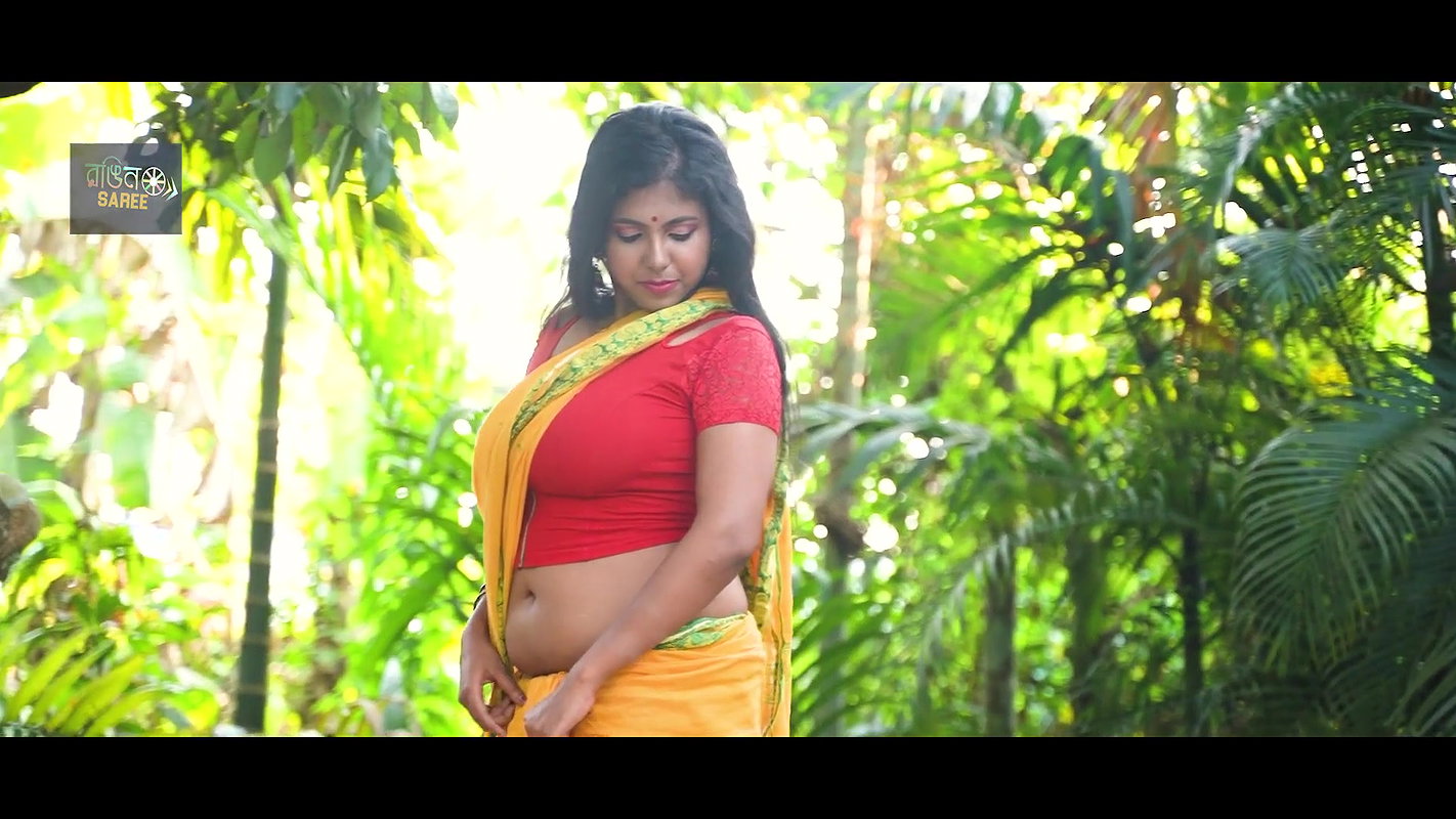 ROOHI ROY – YELLOW COLOR  – NANDINI NAYEK NAARI SAREE – FASHION VIDEO – FULL HD – 2022