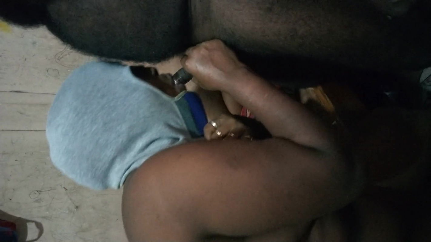 Standing Hot Threesome Cuckold Sex