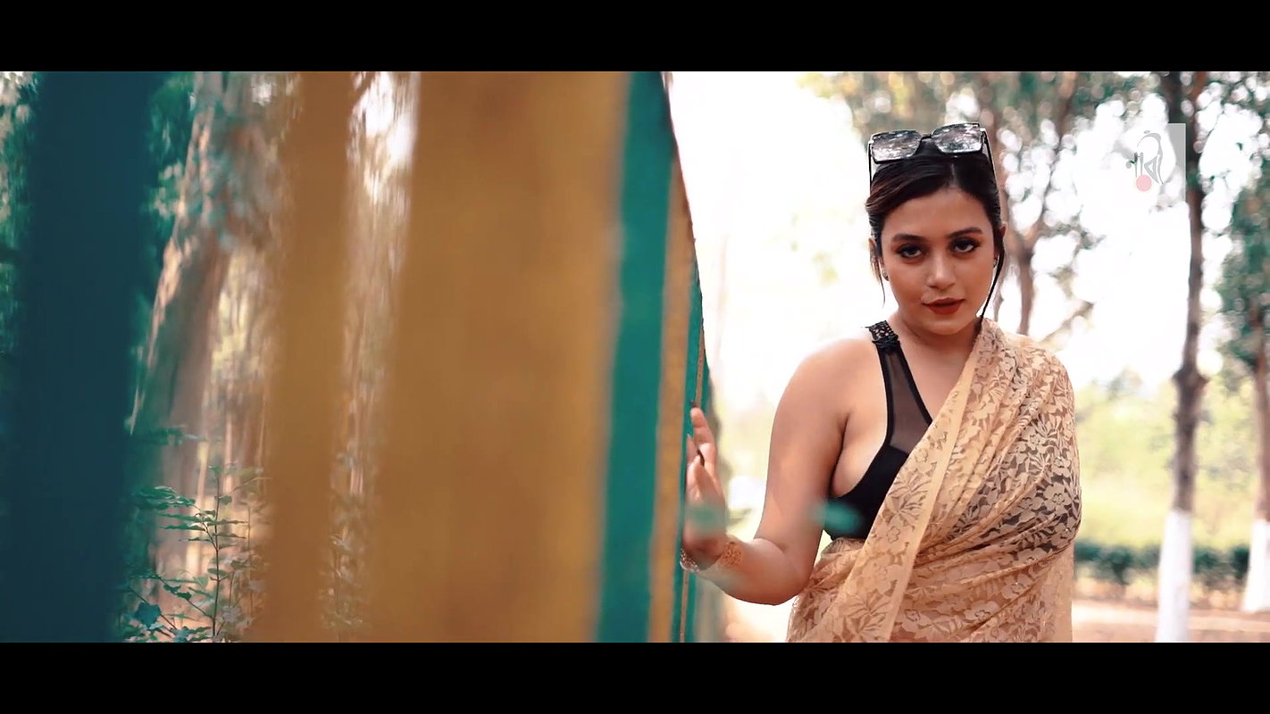 Saree Sundari  NAARI Feat Rimpi  Cream Color Saree  Full HD  2021_1080p