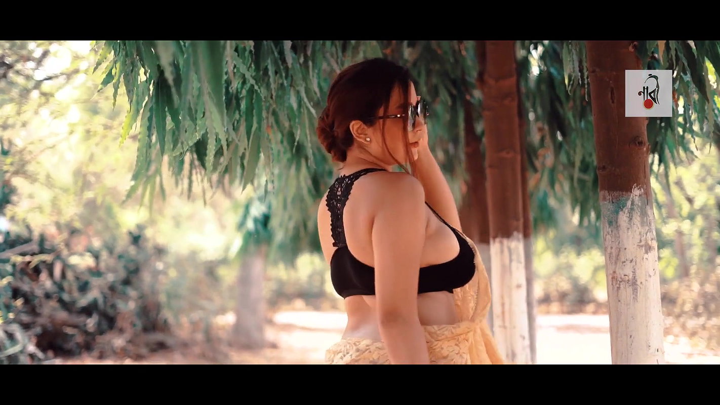 Saree Sundari  NAARI Feat Rimpi  Cream Color Saree  Full HD  2021_1080p