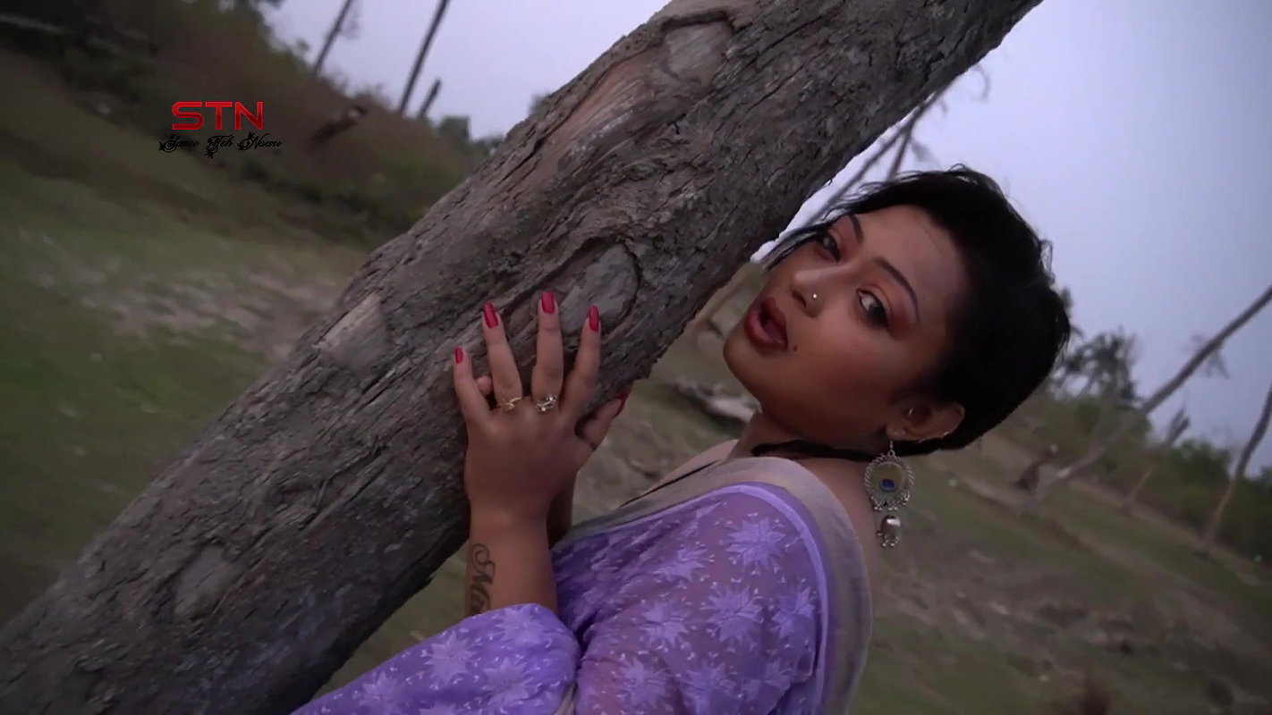 Saree Sundari 2021 – Featuring Bong Beauty Radhika In Purple Saree Shoot – Saree Teh Naari