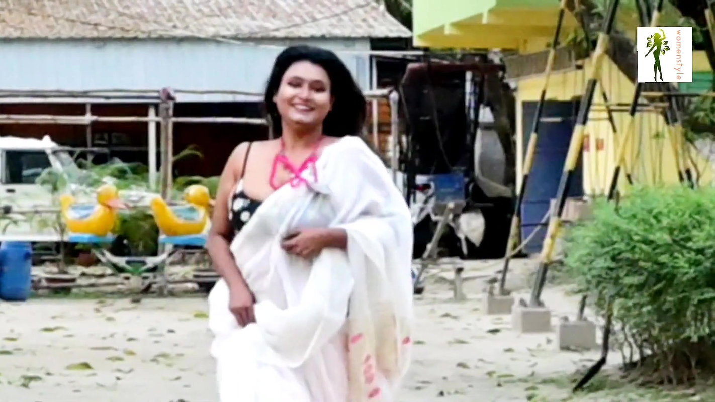 SUCHARITA. In White Saree II Saree Sundari II Saree Lover II nandini nayek naari Saree Expresion II Saree_2