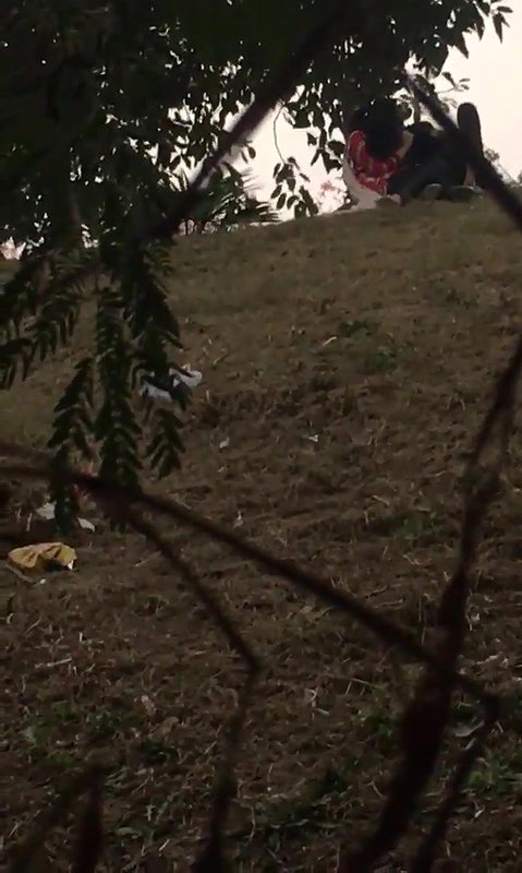 Desi lover fun in park