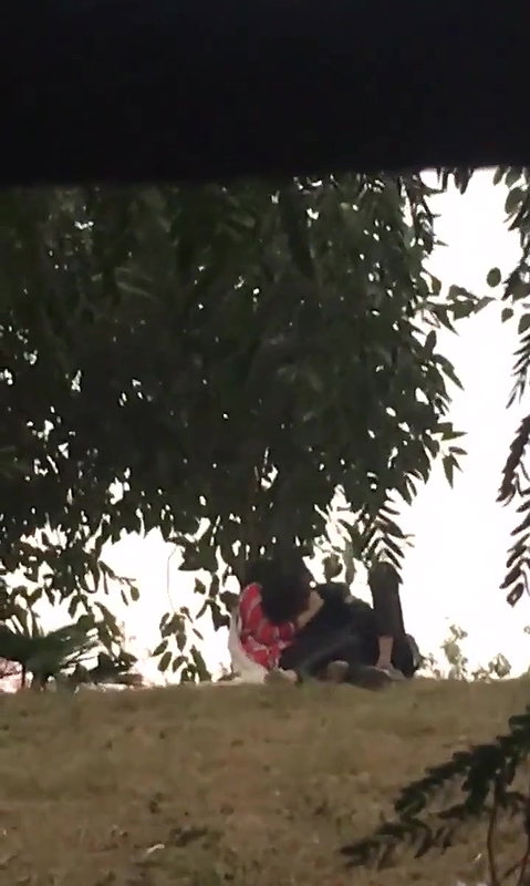 Desi lover fun in park