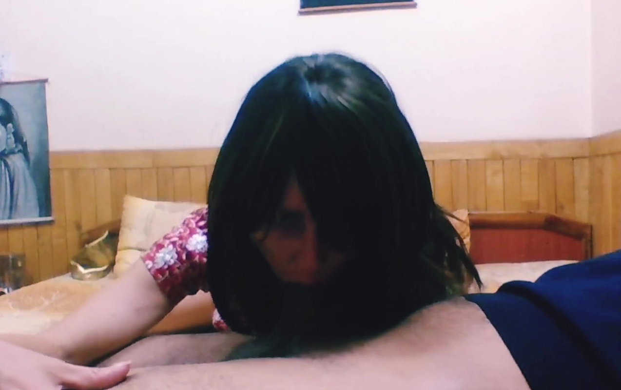 Business Woman Tasting Cock After Diner