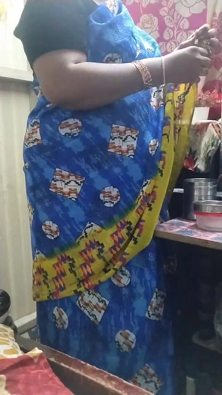 Busty Stepaunty Exposed the Saree