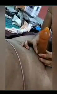 Lover Autty Wering Condem And Riding Hard