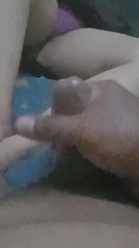 Cock Jerking in Front of New Maid