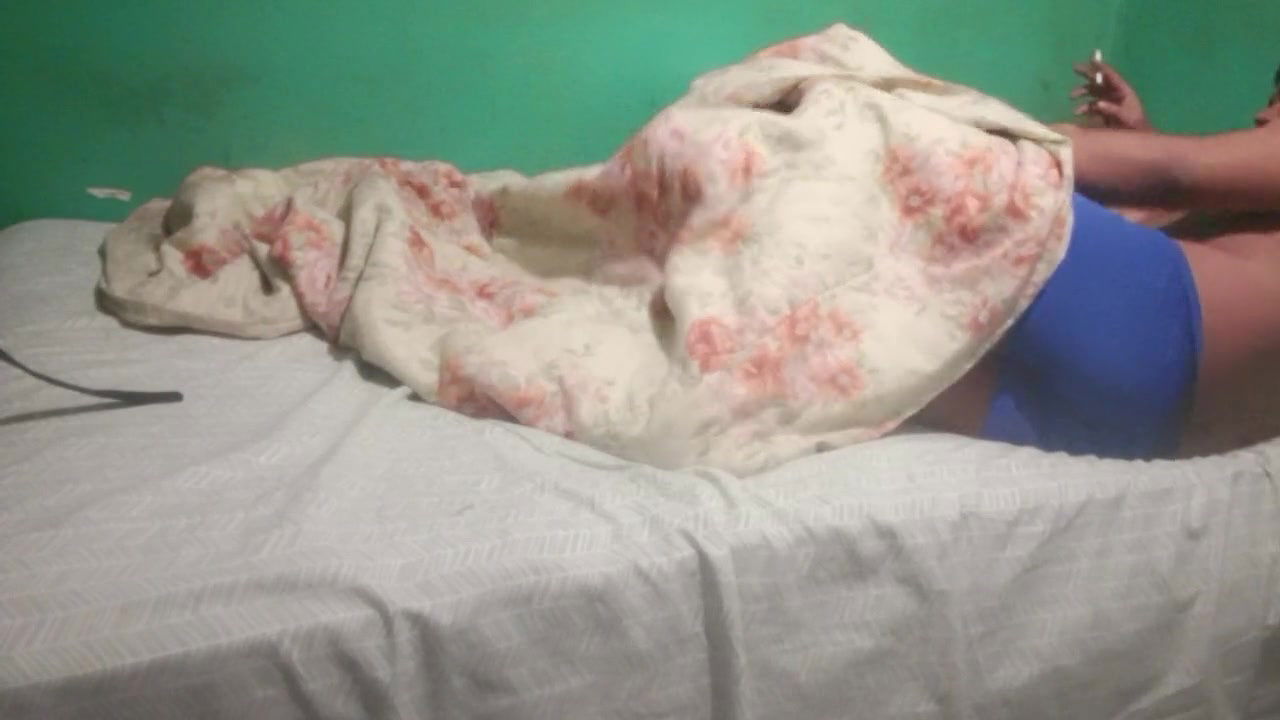 I Get Into My Big Ass Stepmom’s Bed and She Starts Touching Me and Sucking My Cock