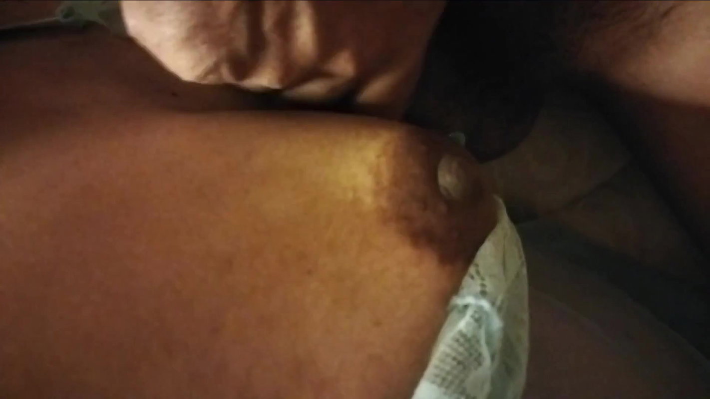 Masseur with Dark Nipple Playing with Cock Tip