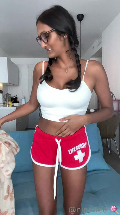 Indian onlyfans model nina lea nude stripping and fingering 22