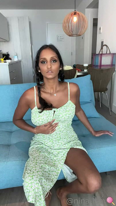 Indian onlyfans model nina lea nude stripping and fingering 22