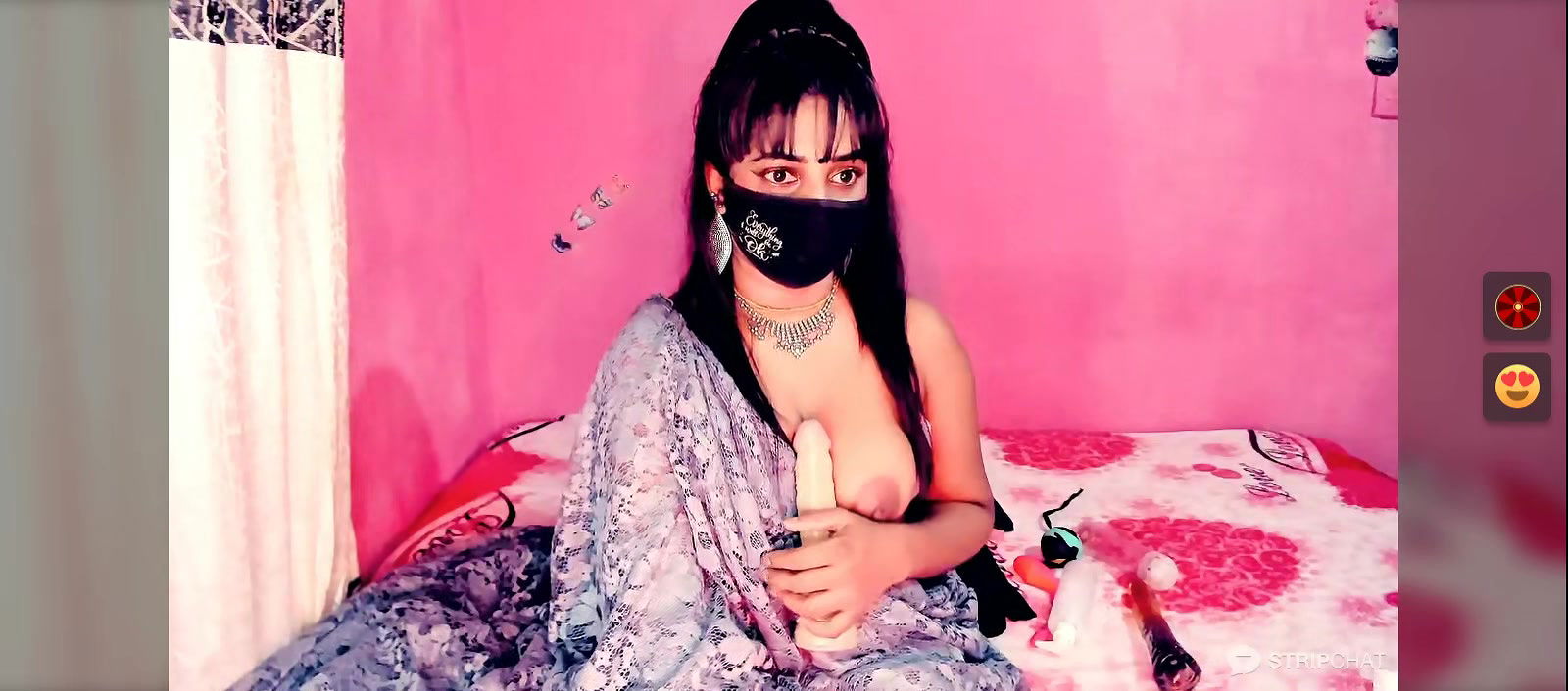 Horny Girl in saree Teasing by Showing her boobs 22