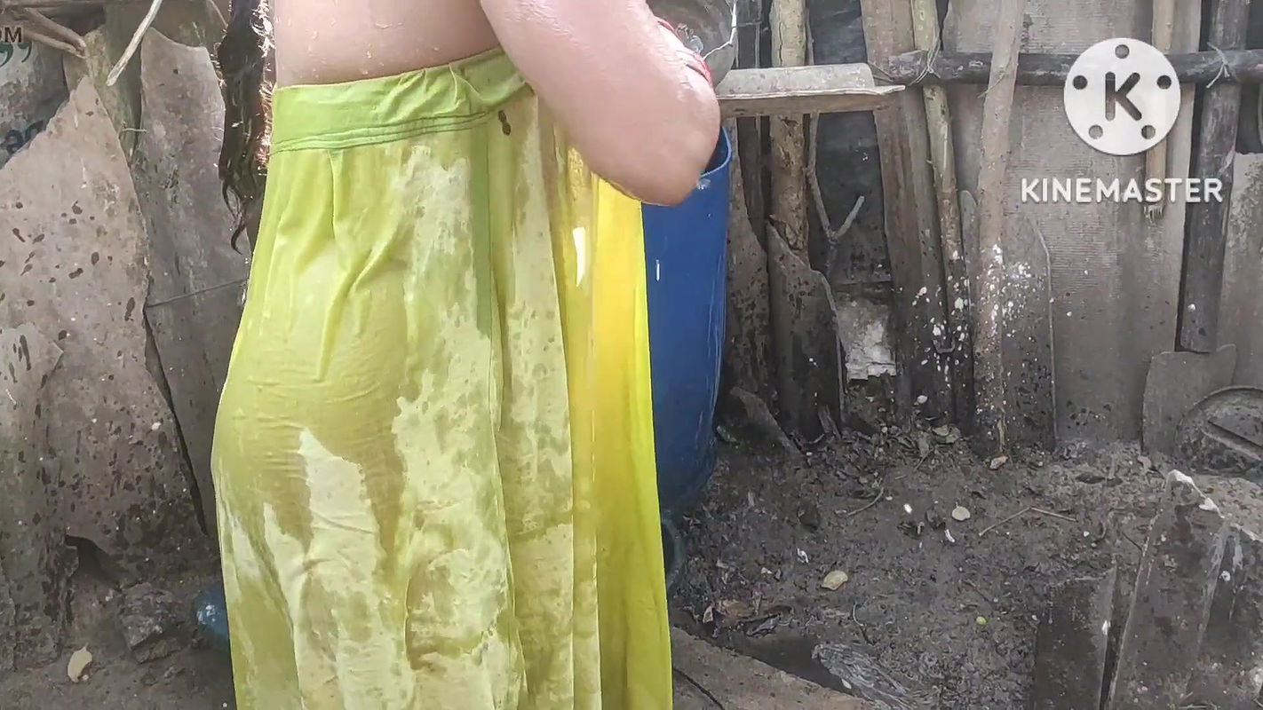 Antha yadav hot outside bath full topless