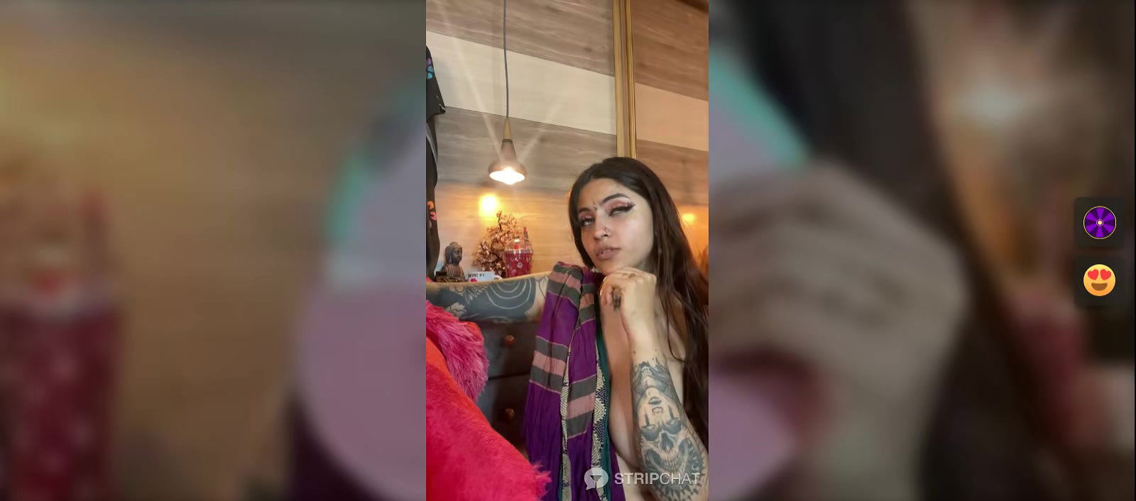 Beautiful Babe Sharon Showing her perfect round boobs