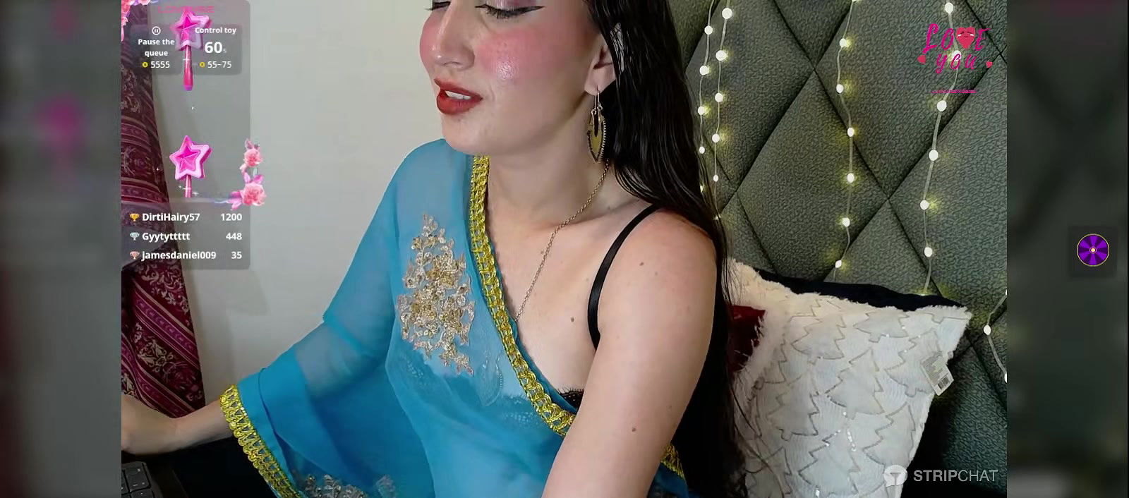 Hot wife showing her milky white body