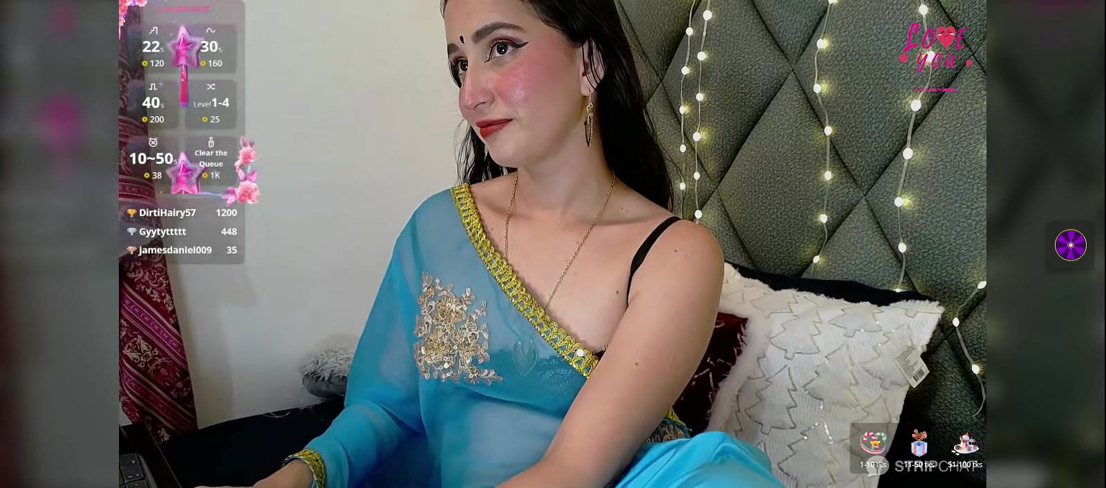 Hot wife showing her milky white body