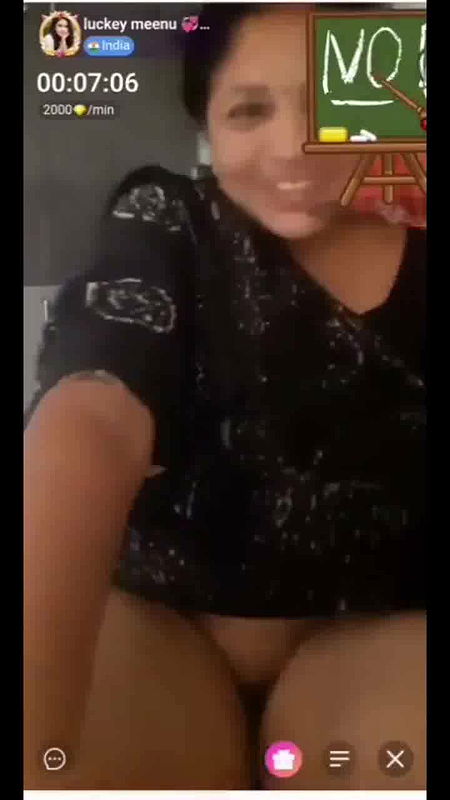 Luckey Meenu on chamet Cam show