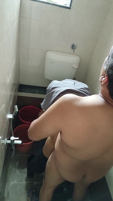 Madam fucked standing in the office toilet