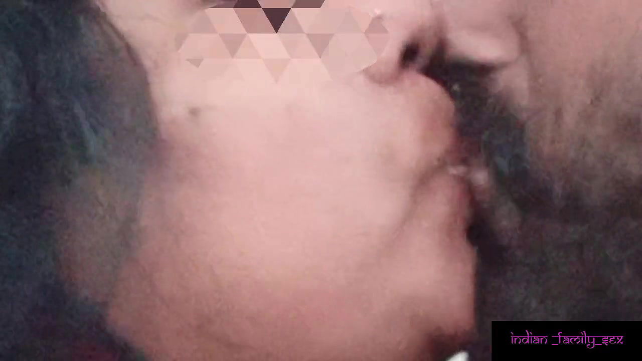 Indian Stepmom Kissing and Fucking
