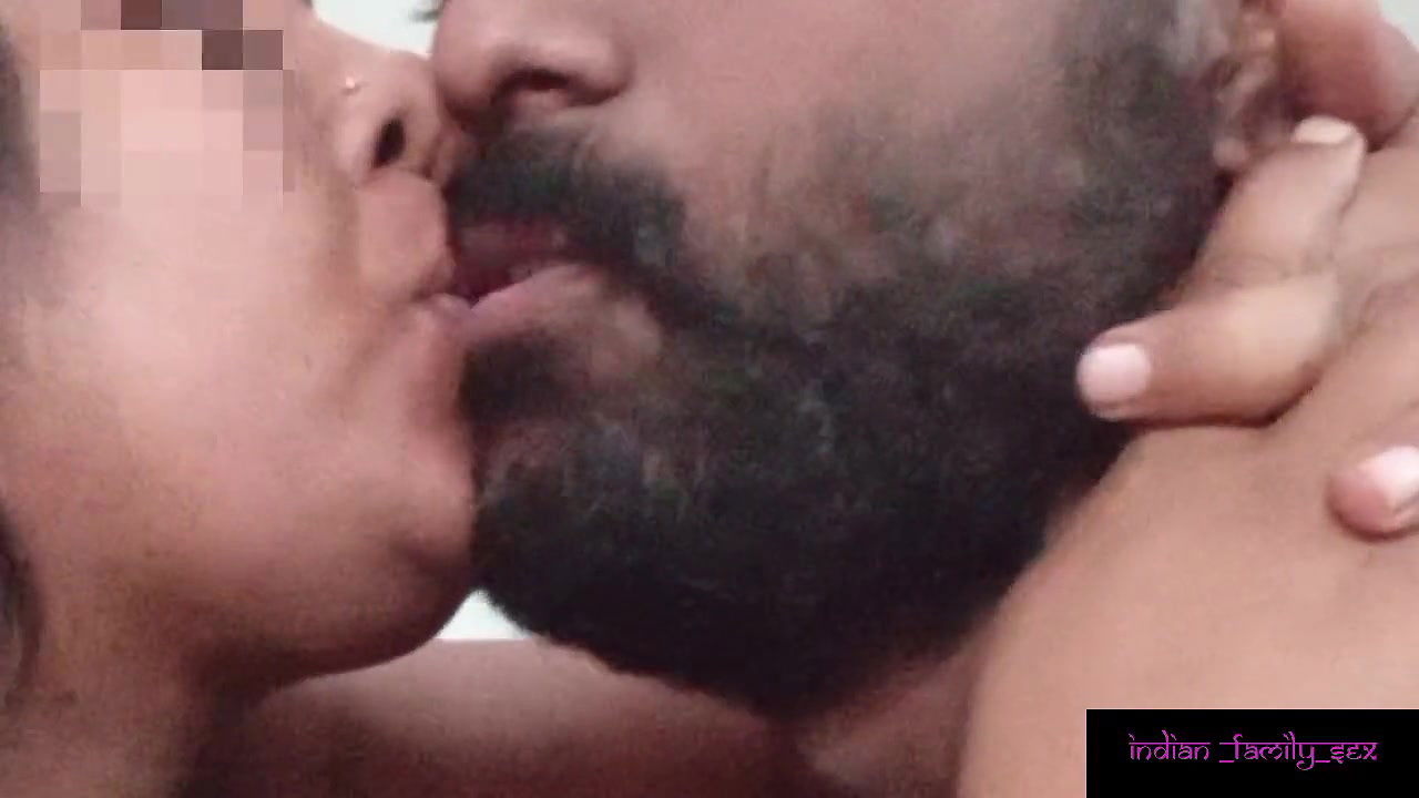 Indian Stepmom Kissing and Fucking