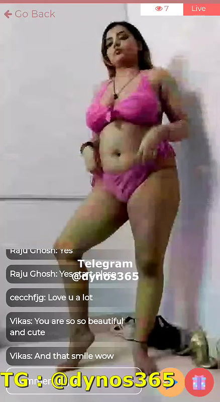 Zhea Bhattacharya aka Zheaa Stripping Pink Bikini Getting Full Nude App Live App video