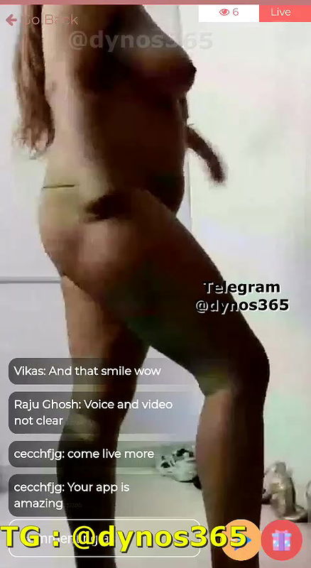 Zhea Bhattacharya aka Zheaa Stripping Pink Bikini Getting Full Nude App Live App video
