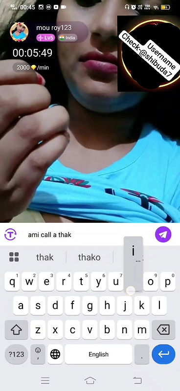 mou roy 123 chamet show