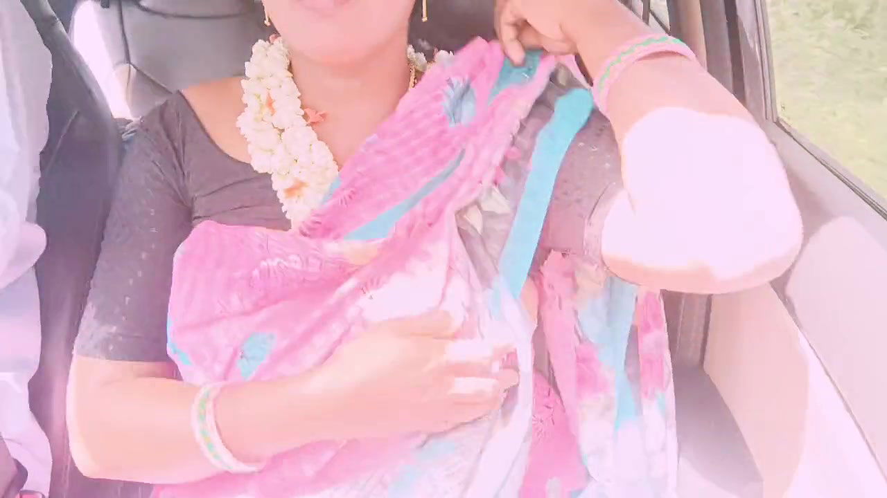 Indian Bhabi Car Sex Secretly Spends Time with Her Husband’s Younger Stepbrother by Going on Long Drives