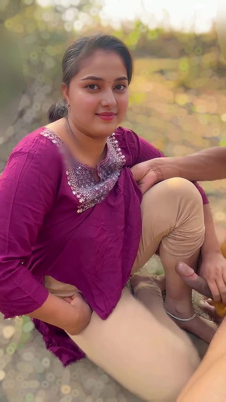 Jija Ji Convince Her Sali Sahiba for Fucking and Her Sali Was Convinced for Making Reels, & Fucking in Outdoor