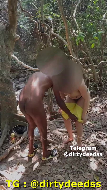 SEXY INDIAN WIFE NEHA – OUTDDOR WITH AFRICAN MAN