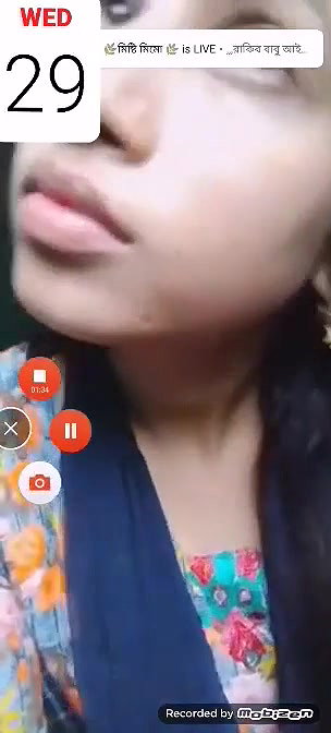 Beautiful girl showing and fingering