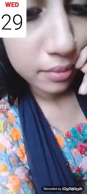 Beautiful girl showing and fingering