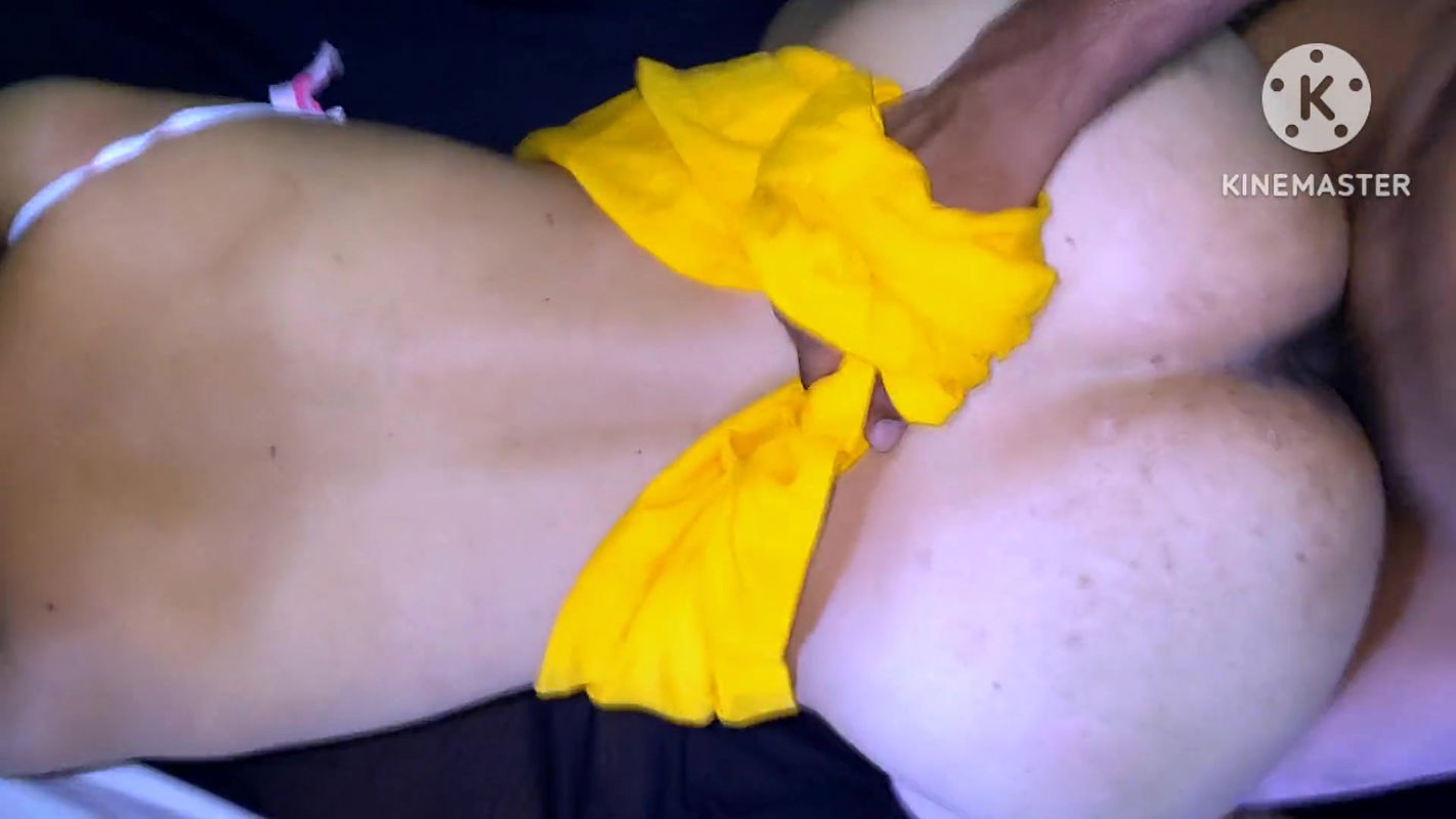 Grandma’s Ass Fucked After Lifting Her Petticoat