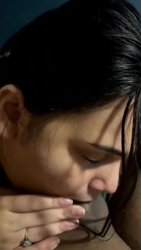 Beautiful Sexy Girlfriend Sucking Boyfriend Dick Like Lolipop Taking Cum On Boob2