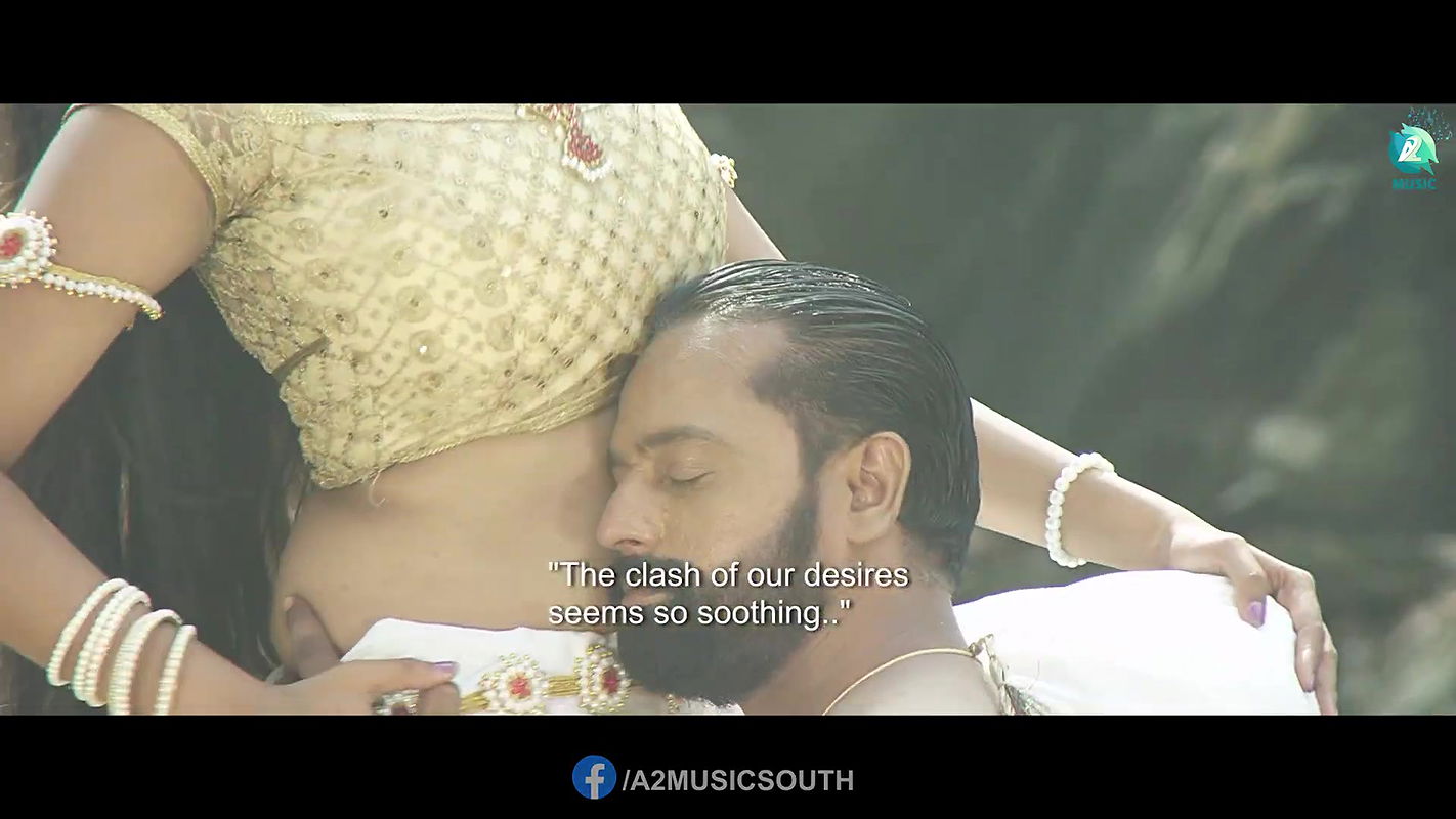 Raksha hot song – Saree removed, Navel kissed, Boobs felt2