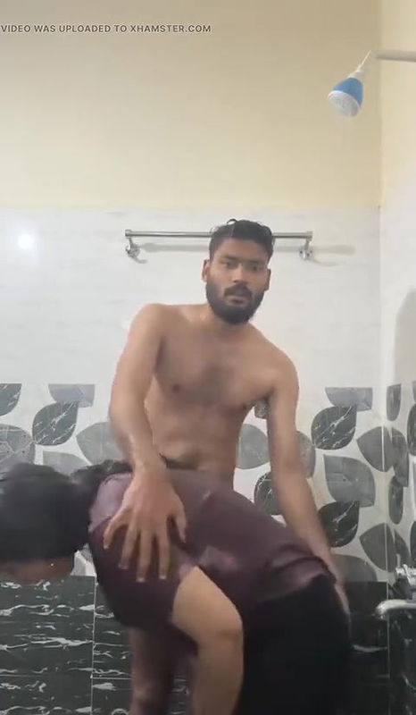 Part 3. Desi Girl Romance with Her Boyfriend in Bathroom