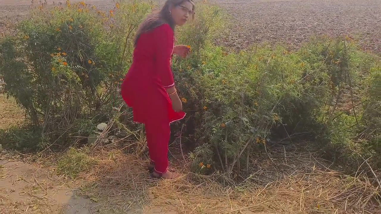 Mature Indian Wife Blowjob Kissing Scenes and Boobs Press Outdoor